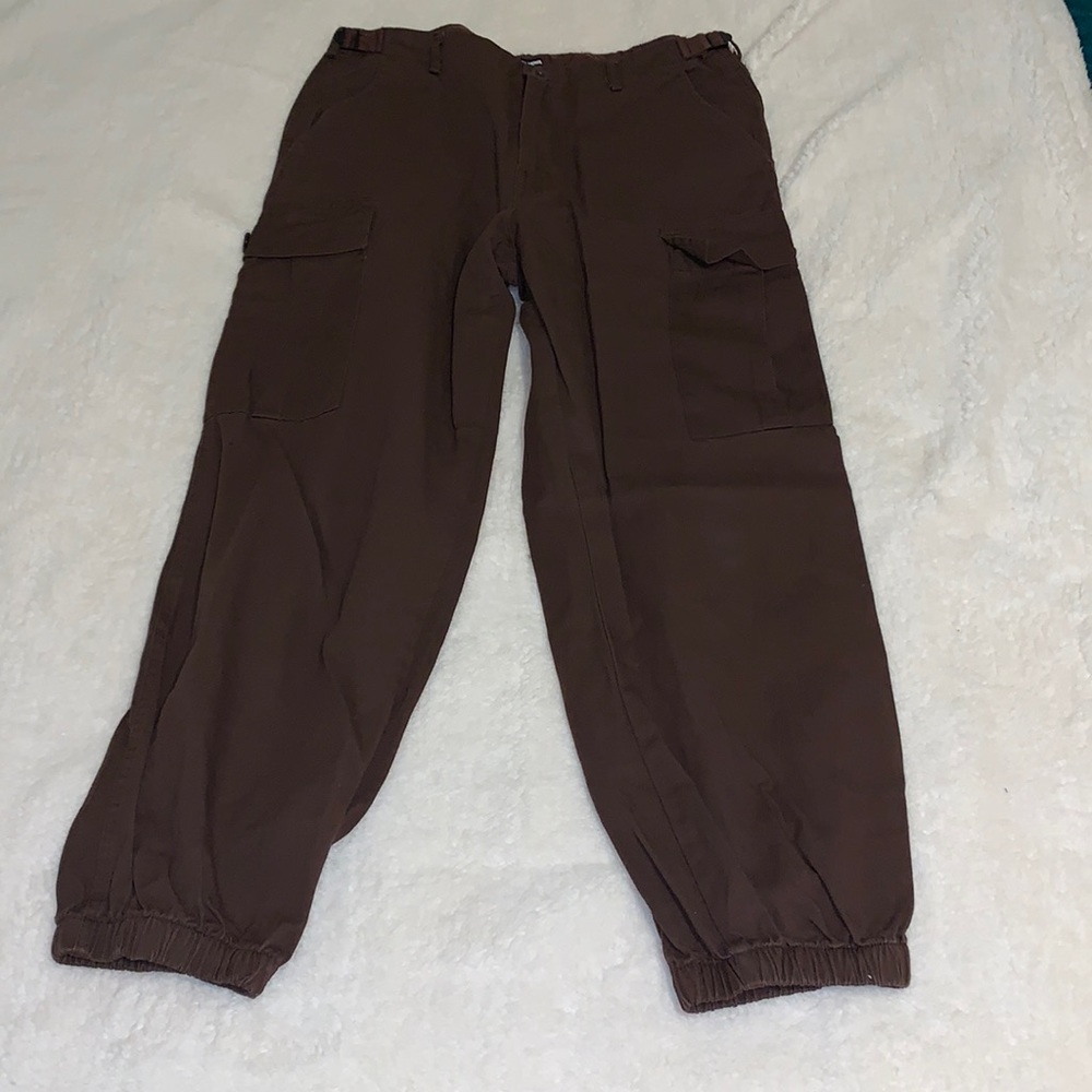Brown cargo pants